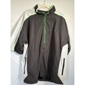 tommy armour Windbreaker jacket Size 2XL 1/4 Zip 1/2 Sleeve